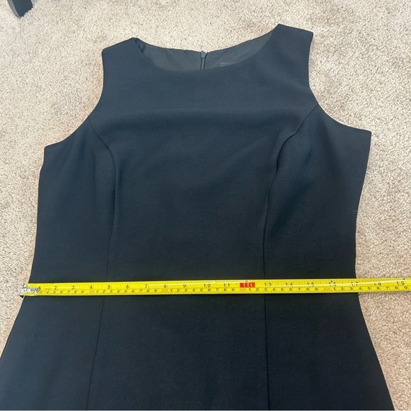TESSUTI Collection black sleeveless sheath dress 10 business career professional - Picture 12 of 14